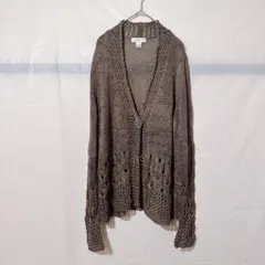 美品✨️ christopher & banks レース編み カーディガン 【L】