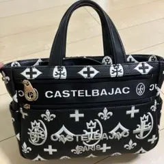 CASTELBAJAC トートバッグ ブラック 総柄のサムネイル