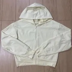 GUジーユー　UVカットフルジップパーカー　イエロー Mサイズ