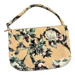 FEILER 花柄 ハンドバッグ ベージュ