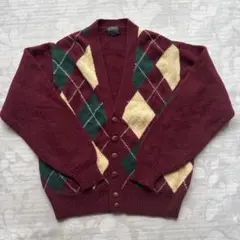TURNBERRY アーガイル ウールカーディガン Mサイズ