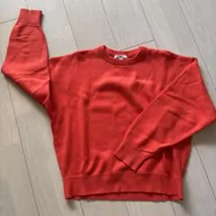 UNIQLO オレンジ 長袖セーター Lサイズ