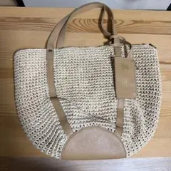 ユナイテッドアローズ　Folna Straw Tote Bag Beigeのサムネイル