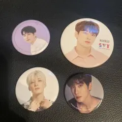 SEVENTEEN 缶バッジ 4点セット ウォヌ