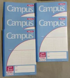 コクヨ Campus キャンパスノート 5mm方眼 計5冊②のサムネイル