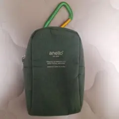 anello ポーチ グリーン カラビナ付きのサムネイル