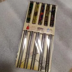 韓国柄　真空ステンレス箸　5膳せっと　軽い