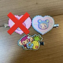 ナルミヤ ヘアクリップ ブルーべリエちゃん ミンキー　ナルミヤキャラクター