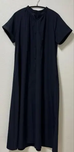 GU/半袖ワンピース/ネイビー /S