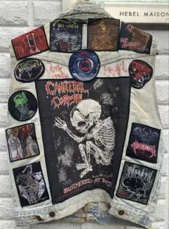 ラングラー デニムベスト パンクカスタム