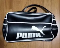 PUMA◇プーマ◇エナメルバッグ◇ショルダーバッグ◇ヴィンテージ◇ブラック◇格安