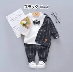 KIDS フォーマル セレモニースーツ 入園式 卒園式　80 ブラック