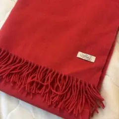 Alue alias 赤 フリンジ マフラー