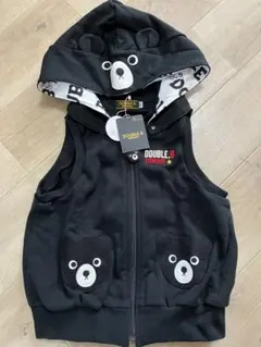 DOUBLE.B クマ耳付きベビーベスト