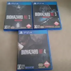 【PS4】バイオハザードRE:4・RE:3・RE:2 ソフト3本セット