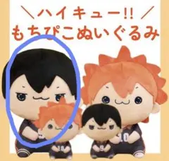 【新品未使用】ハイキュー 影山飛雄 もちぴこBIGぬいぐるみ