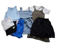 まとめ　キッズ　服　セット 150 　9点　Tシャツ　ワンピ　他