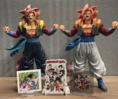 ドラゴンボール １番くじゴジータフィギュア 2体セットとオマケ３点セット売り