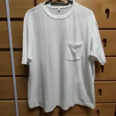 コモリ COMOLI 裏毛半袖スウェット ポケットTシャツ 白 サイズ2のサムネイル