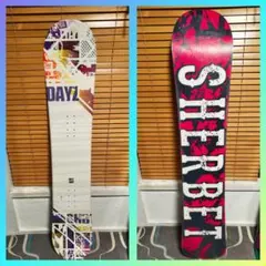 スノーボード　151 板 sherbet days 2026年最新】sherbet スノーボードの人気アイテム - メルカリ