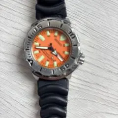 限定品　海外輸入品　　セイコー ダイバーズウォッチ オレンジ　自動巻き
