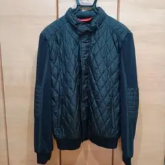 ZARA MAN キルティングジャケット ネイビー