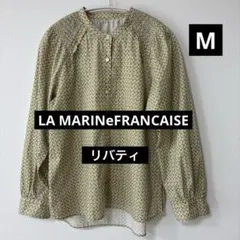 マリンフランセーズ　リバティ　長袖ブラウス 綿100%のサムネイル