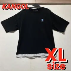 KANGOL カンゴール Tシャツ ブラック XL