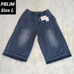 PBLIM UNISEX　デニムハーフパンツ PAGEBOY スタッズ タグ付きのサムネイル