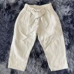 《美品》バースディ(mamaraku)★リボン付きコーデュロイパンツ
