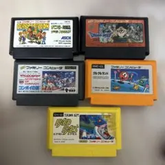 ファミコン　ソフト　まとめ売り　5点