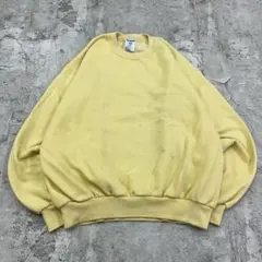 り*ご様 JERZEES　無地　ブランク　ソリッド　長袖　スウェット　古着　イエ