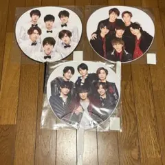 【ビニール未開封】 SixTONES 集合 うちわ 3本セット