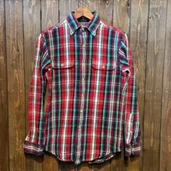 90s POLO ラルフローレン ヘビーフランネル シャツ RRL レア
