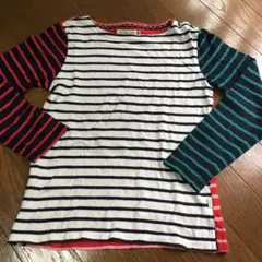 ボーダーカットソー ロンT