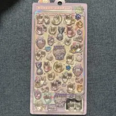ボンボンドロップシール　ねこ