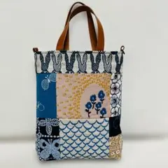 ミナペルホネン　ハンドメイド　ショルダーバッグ　トートバッグ ミナペルホネン ハンドメイド バッグ