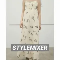 STYLEMIXER スタイルミキサー リネンミックスレイヤードキャミワンピース