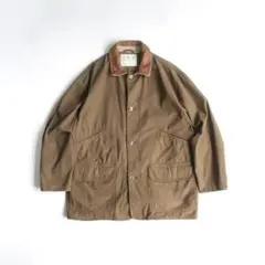 I・N・C 領口皮革狩獵夾克 棕色 L