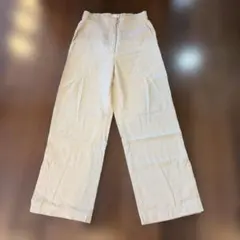 H&Mレディースベージュ ワイドパンツ EUR 36