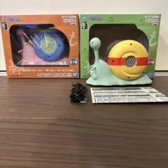 ワンピース　電伝虫　モンキー・D・ルフィver.　ロロノア・ゾロver.