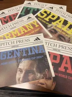 adidas 新ユニフォーム PITCH PRESS 各国一部ずつ