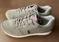 Polo Ralph Lauren スウェード グレー スニーカー 新品未使用品のサムネイル