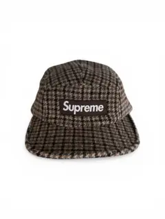 【新品】Supreme Houndstooth Wool Camp Cap