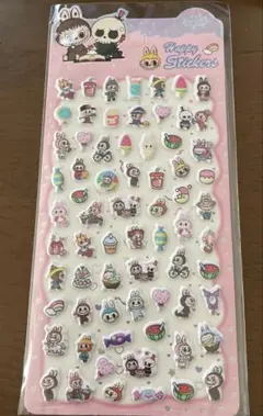 ラブブ　シール ぷっくりしたタイプ