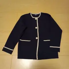 PART2 ネイビー カーディガン M ニットジャケット M