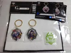 ツイステ　一番くじ　ディアソムニア　リリア　セベク　F G　キーホルダー　タオル