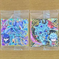 ガンダム シールウエハース4 GFreD＆ニャアン 白いガンダム＆シャア 2枚