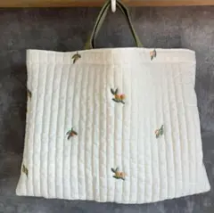 レッスンバック オリーブ ヌビ イブ絵本バック ハンドメイド