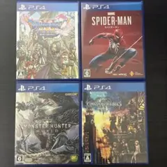 ps4 ゲームソフト　4本
